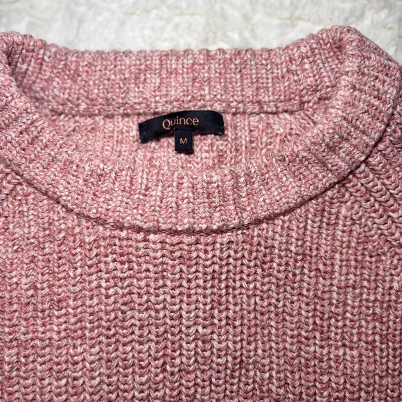 Quince Soft Pink Knit Pullover - Picture 2 of 3